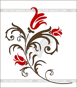 Floral element - vector image