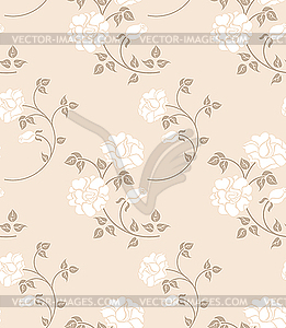 Floral seamless - vector clip art