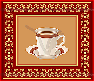 Cup of coffee - vector image