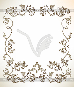 Vintage frame - vector image