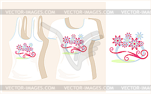 T-shirt design - vector image