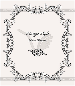 Classical vignette - royalty-free vector clipart