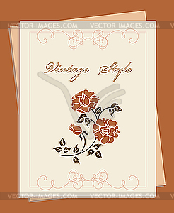 Vintage paper - vector clipart