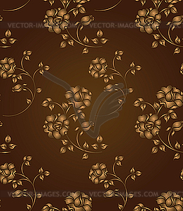 Floral seamless - vector clipart