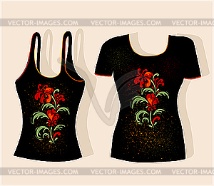 T-shirt design - vector clipart / vector image