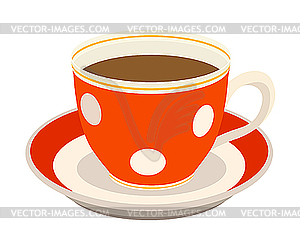 Cup of coffee - royalty-free vector clipart