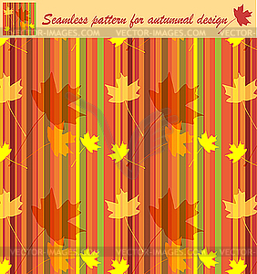 Autumnal texture - vector clipart