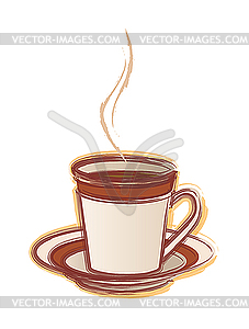 Cup of cofee - vector clip art