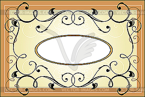 Vintage frame - vector image