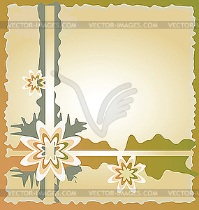 Floral background - vector clip art