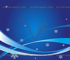 Winter background - vector clip art