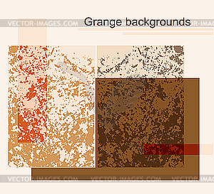 Grunge backgrounds - vector clip art