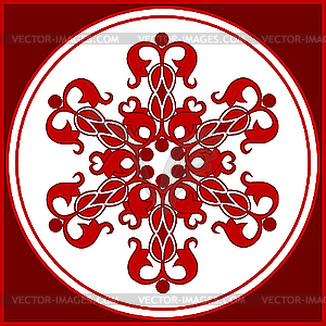  element of floral ornament for design - vector image