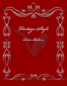 Classical vignette - vector clip art
