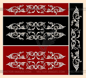 Vintage borders - vector image