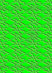 Зеленый узор-фон - векторное изображение EPS