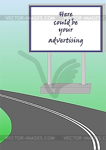 Billboard - vector clipart