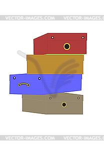 Boxes - vector image