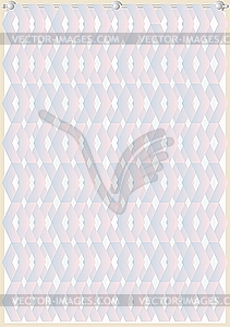 Curtain at window - vector image