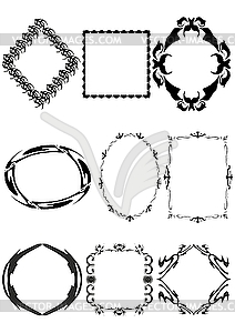 Decorative frames - vector clip art