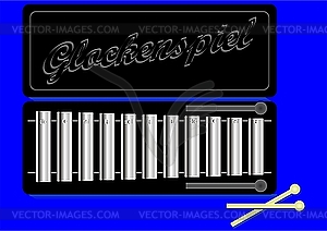 Glockenspiel  - vector image