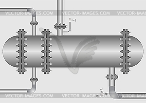 Heat exchanger  - vector image