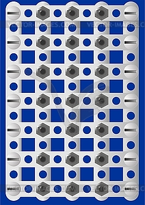 Lattice of children\'s designer - royalty-free vector image