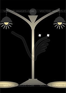 Night lantern  - vector clipart