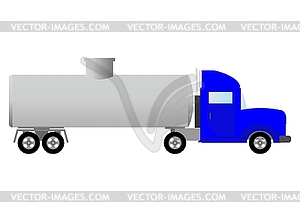 Tank truck (illustration)  - vector clipart