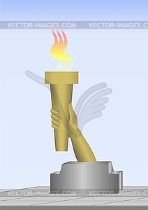 Факел - изображение векторного клипарта