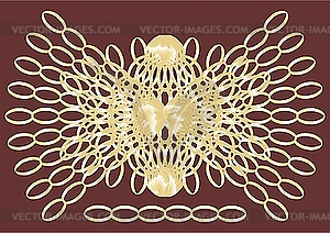 Figure of the chains - royalty-free vector image