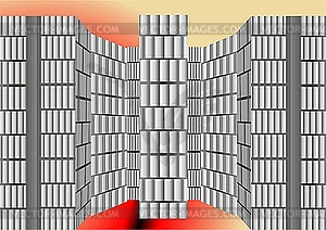 Металлоконструкция - векторная иллюстрация