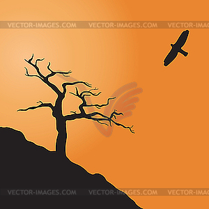 Dead tree - vector clip art