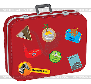 Suitcase - vector image