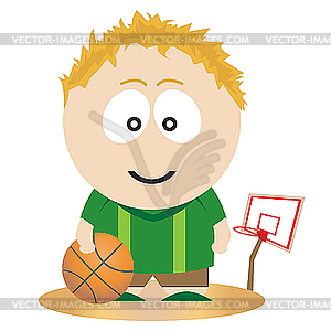 Basketball player - vector clipart