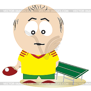 Table Tennis - vector clipart / vector image