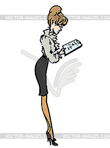 Secretary - vector clipart