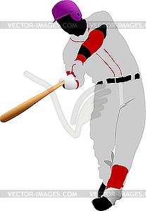 Baseball player - vector clip art