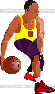 Basketball player - vector image