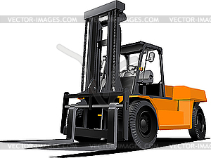 Lift truck. Forklift - vector image