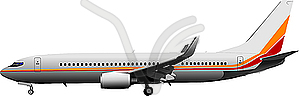 Passenger Airplane - vector image