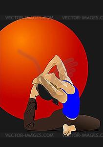 Yoga - vector clip art