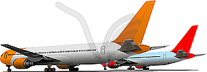 Airplanes - vector image