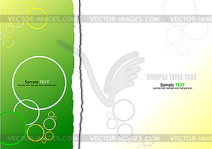 Yellow green abstract background - vector clipart