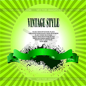 Vintage grunge background. - vector image