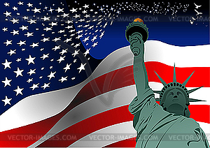 Independence day - royalty-free vector image