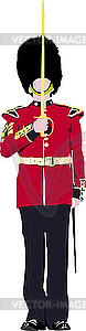 Beefeater - vector clip art