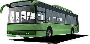 City bus - vector EPS clipart