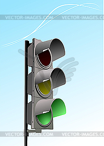 Traffic lights - vector image