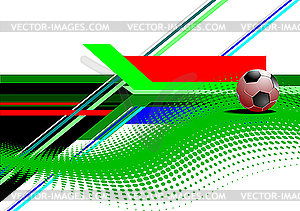 Soccer background - vector clipart